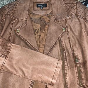 Faux Leather Jacket